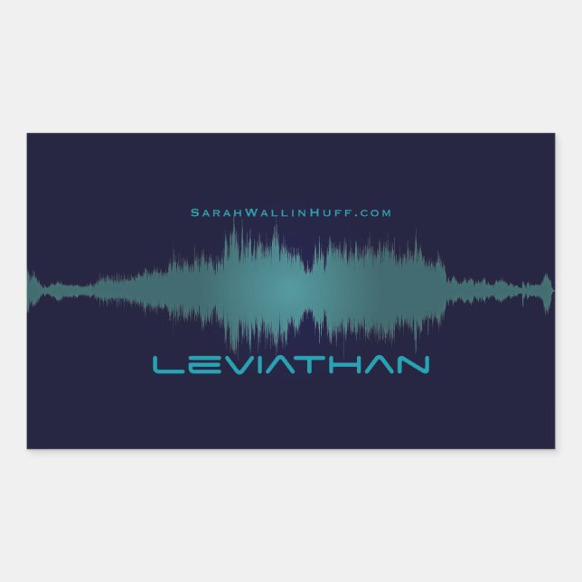 Adesivo Retangular Leviathan Soundwave Stickers (Frente)