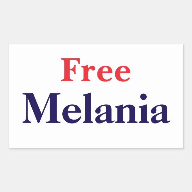 Adesivo Retangular Libertem Melania (Frente)