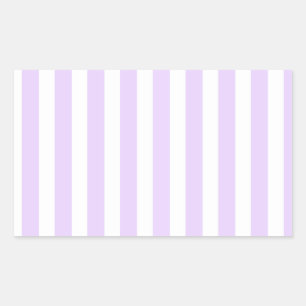 Adesivo Retangular Lilac, púrpura e listras brancas
