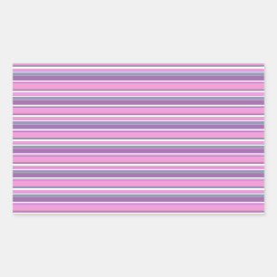 Adesivo Retangular Lilac stripes