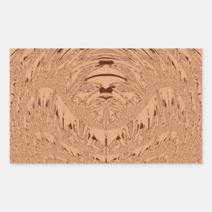 Adesivo Retangular Linda e adorável padrão de vetor de cabeça do Leão