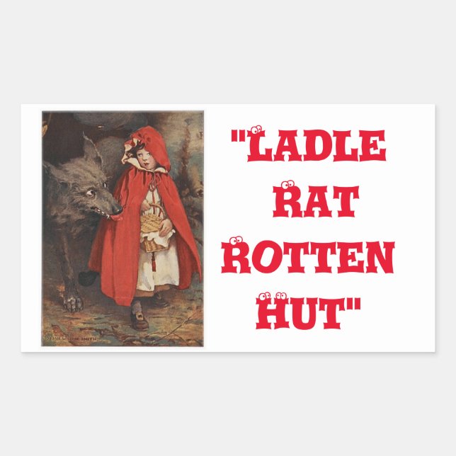 Adesivo Retangular "Língua Anguesa" (Frente)