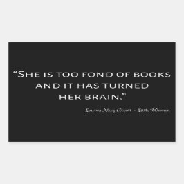 Adesivo Retangular Little Women Quote II - Classic Style