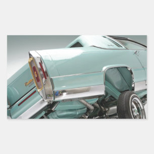 Adesivo Retangular Locustídeo - carros do costume de n do Lowrider '