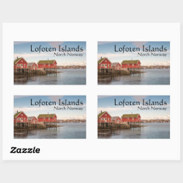 Adesivo Retangular Lofoten Islands Norway