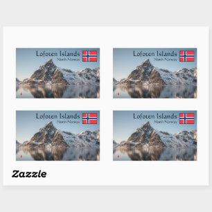 Adesivo Retangular Lofoten Souvenir