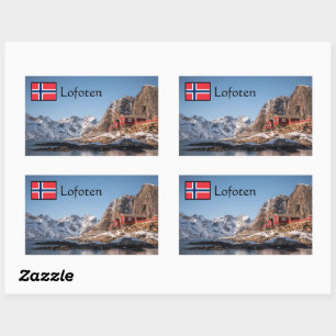Adesivo Retangular Lofoten Souvenir