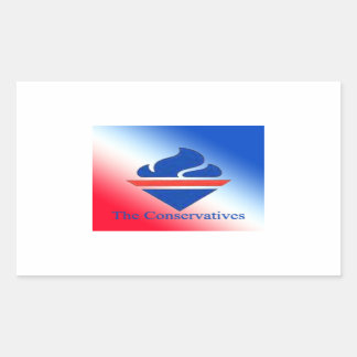 Adesivo Retangular Logotipo antigo da tocha dos Conservadores