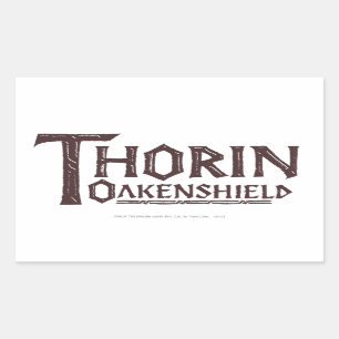 Adesivo Retangular Logotipo Brown de THORIN OAKENSHIELD™