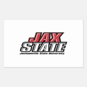 Adesivo Retangular Logotipo JAX STATE da Universidade Estadual de Jac