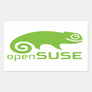 Adesivo Retangular logotipo OpenSuzie Linux