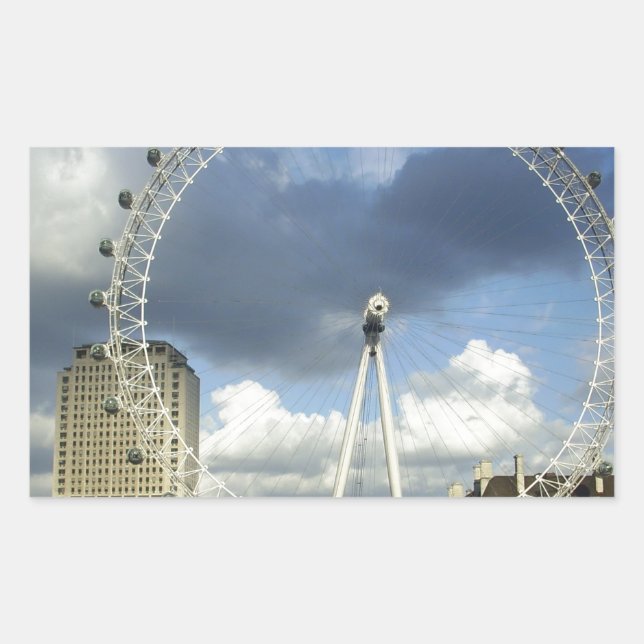 Adesivo Retangular London Eye (Frente)