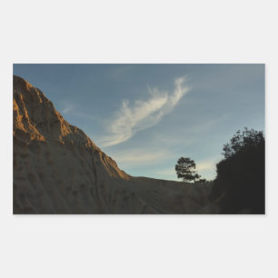 Adesivo Retangular Lone Torrey Pine California Sunset Landscape