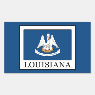 Adesivo Retangular Louisiana