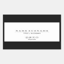 Luxo preto e branco moderno e minimalista simples