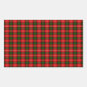 Adesivo Retangular MacKintosh Tartan