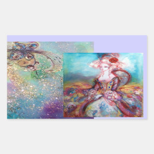 ADESIVO RETANGULAR MADAME POMPADOUR,