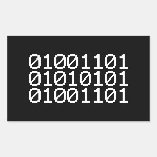 Adesivo Retangular Mãe BINÁRIA