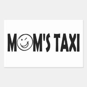 ADESIVO RETANGULAR MÃE TAXI