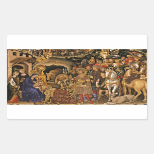 Adesivo Retangular Magi do dei de Adorazione