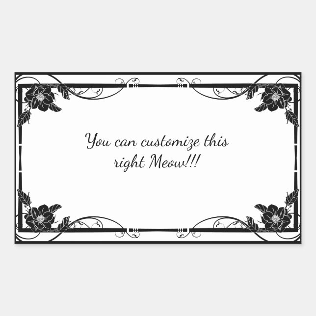 Adesivo Retangular Magnolia Shadow Fairy (Frente)