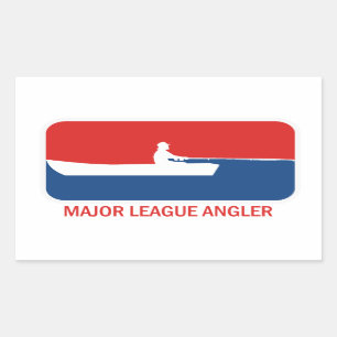 Adesivo Retangular Major League Angler