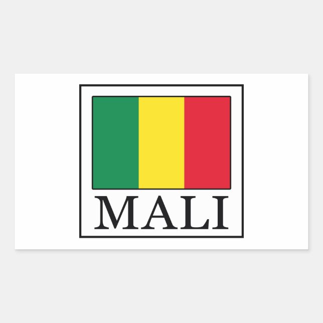 Adesivo Retangular Mali (Frente)