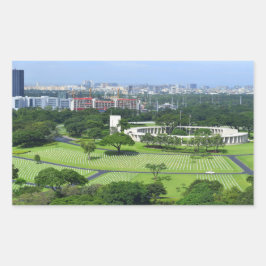 Adesivo Retangular Manila American Cemetery and Memorial i