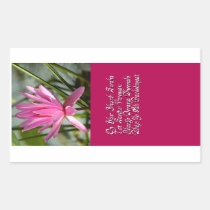 Adesivo Retangular Mantra de Gayatri