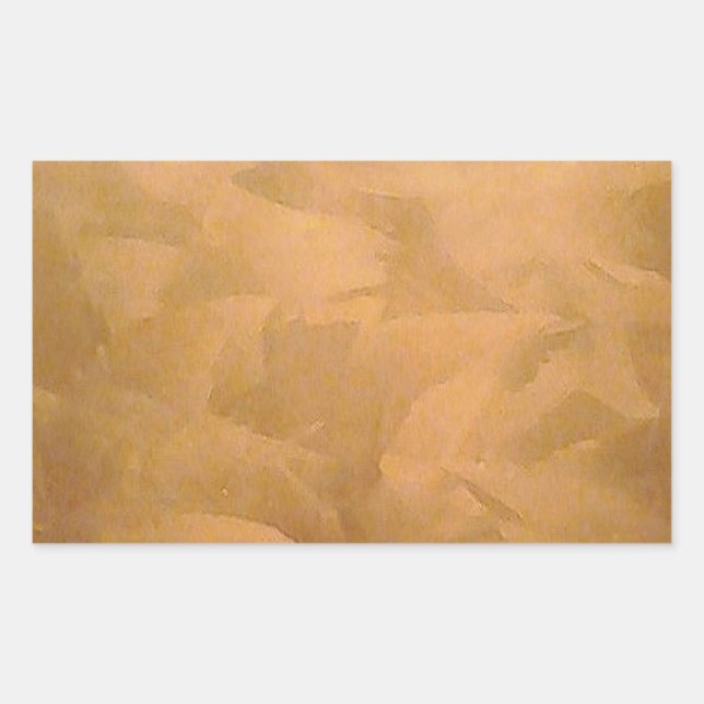 Adesivo Retangular Mão Metálica De Cobre Brutada (Frente)