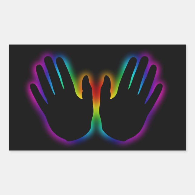 Adesivo Retangular mãos cicatrizantes 5 (Frente)