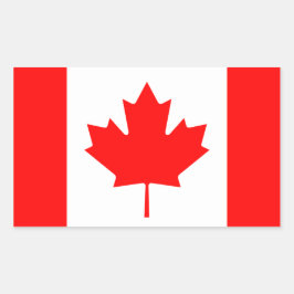 Adesivo Retangular Maple Leaf Symbol