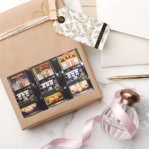 Adesivo Retangular Máquinas de Sonhar em Las Vegas