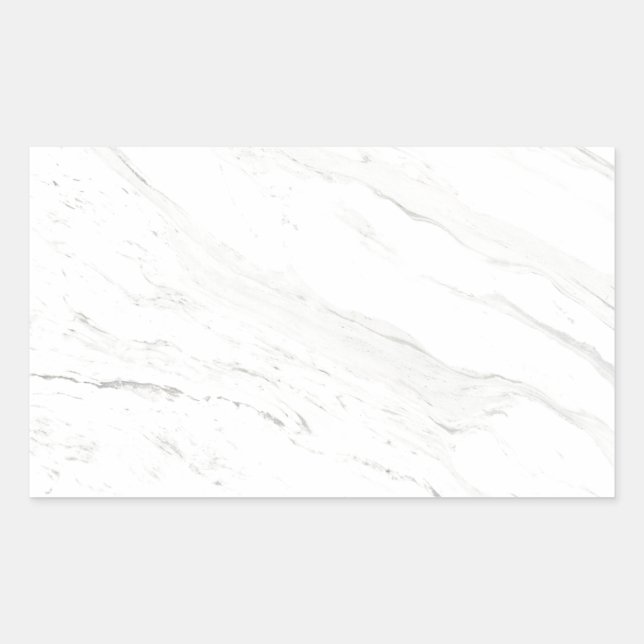 Adesivo Retangular Marble Branco (Frente)