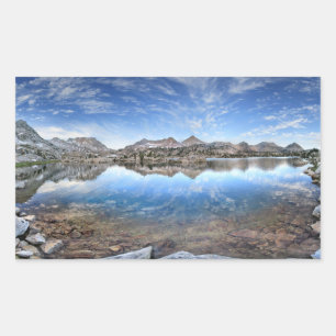 Adesivo Retangular Marie Lake - John Muir Trail