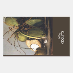 Adesivo Retangular Marketing Clássico do Coquito