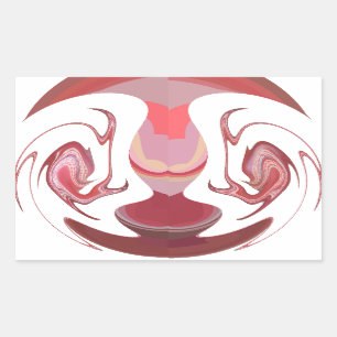 Adesivo Retangular Maroon Majestade: Radiância Russa Texturizada Afri