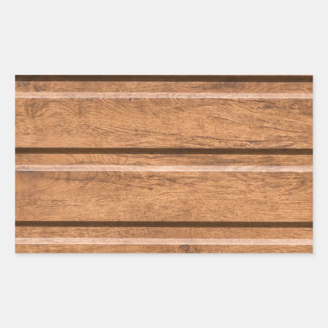 Adesivo Retangular Marrom ao lado que imita a madeira natural (Frente)