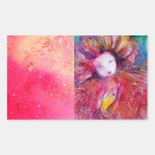 ADESIVO RETANGULAR MÁSCARA EM VERMELHO