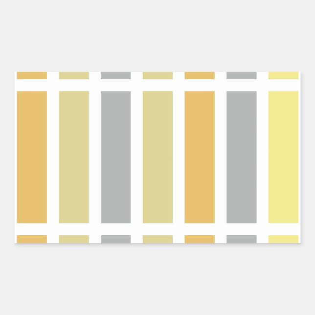 Adesivo Retangular Matizes de metal de bronze prateado Dourado (Frente)