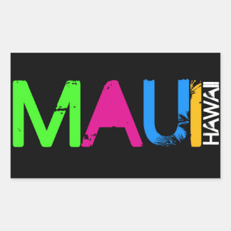 Adesivo Retangular Maui Stickers