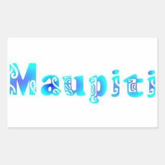 Adesivo Retangular MAUPITI II (bleu lagon)