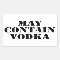 May Contain Vodka