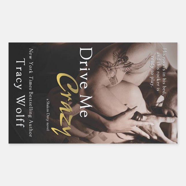 Adesivo Retangular Me deixe louco por Tracy Wolff (Frente)