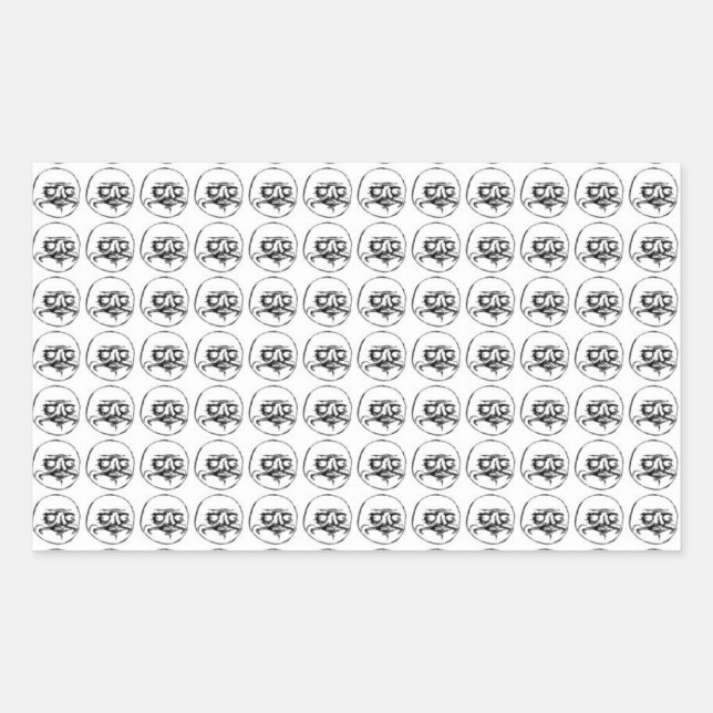 Adesivo Retangular Me Gusta (Frente)