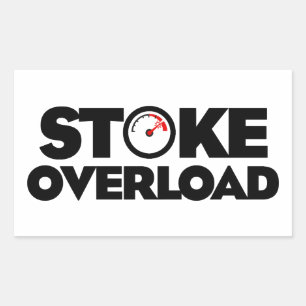 Adesivo Retangular Medidor de Sobrecarga de Stoke