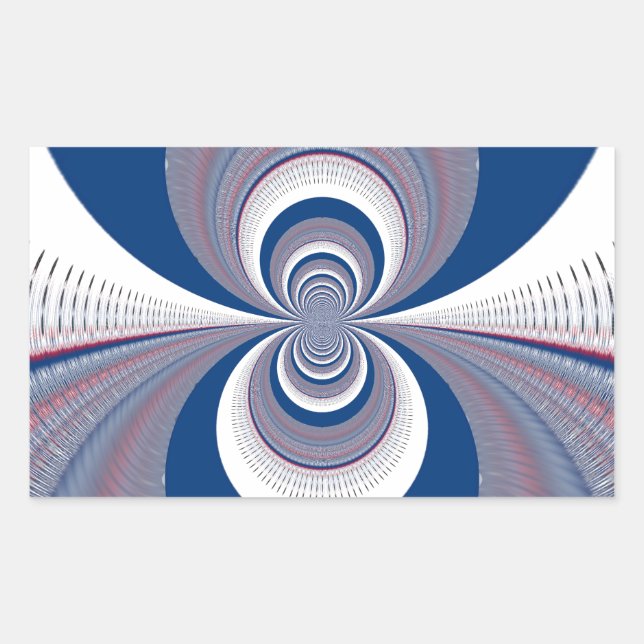 Adesivo Retangular Meio Azul (Frente)