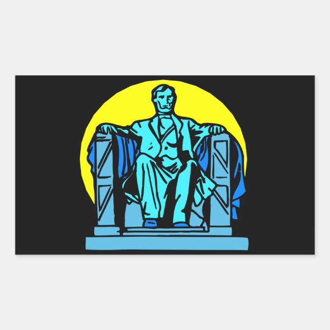 Adesivo Retangular Memorial Lincoln (Frente)