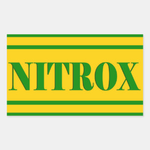 ADESIVO RETANGULAR MERGULHADOR DE MERGULHADOR DO NITROX DO LOGOTIPO