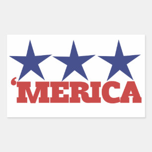 Adesivo Retangular Merica